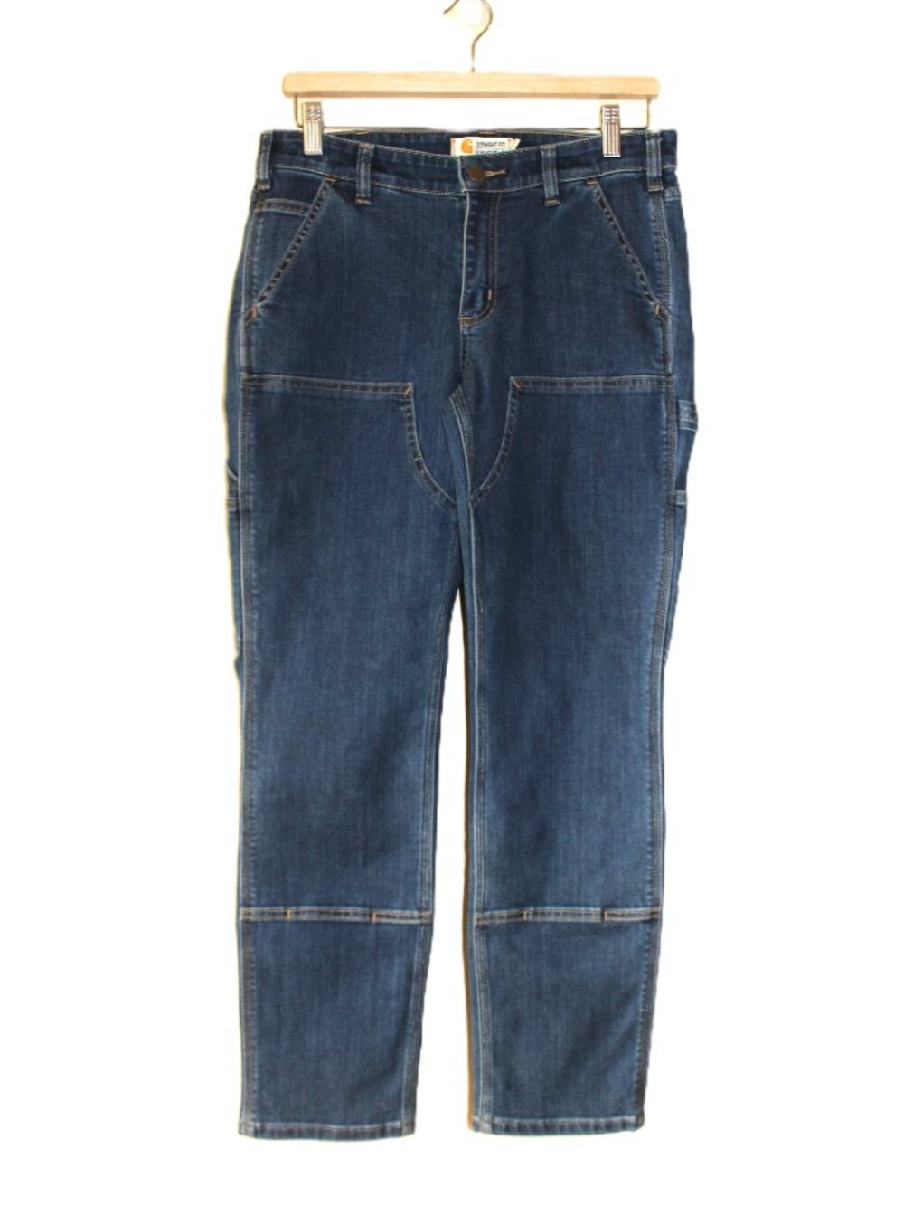 CARHARTT Rugged Flex® Double Front Jeans Straight Leg (Size 8)